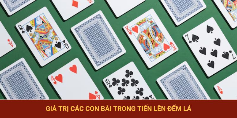 Giá trị các con bài trong Tiến lên đếm lá