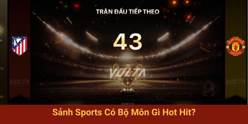 Sảnh sports có bộ môn gì hot hit?
