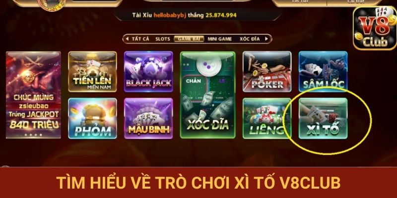Tìm hiểu về trò chơi xì tố V8club