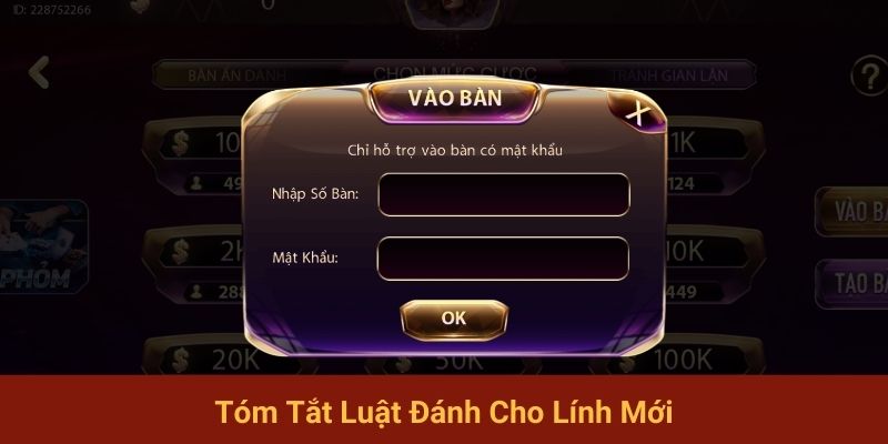 Tóm tắt luật đánh cho lính mới