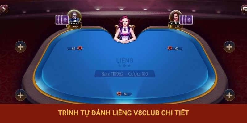 Trình tự đánh Liêng V8club chi tiết